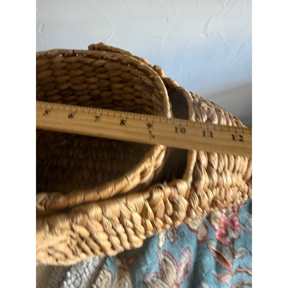 Opalhouse Elephant Water Hyacinth Basket Natural Woven Storage Boho Nursery New - Picture 3 of 6